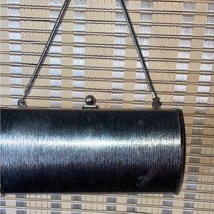 Silver vintage purse clutch